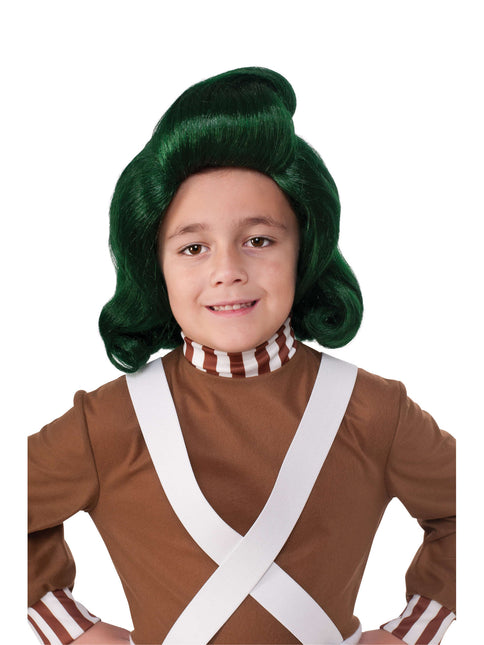Parrucca Oompa Loompa Bambino