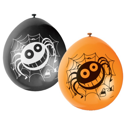 10 palline Spider da 9" A/O