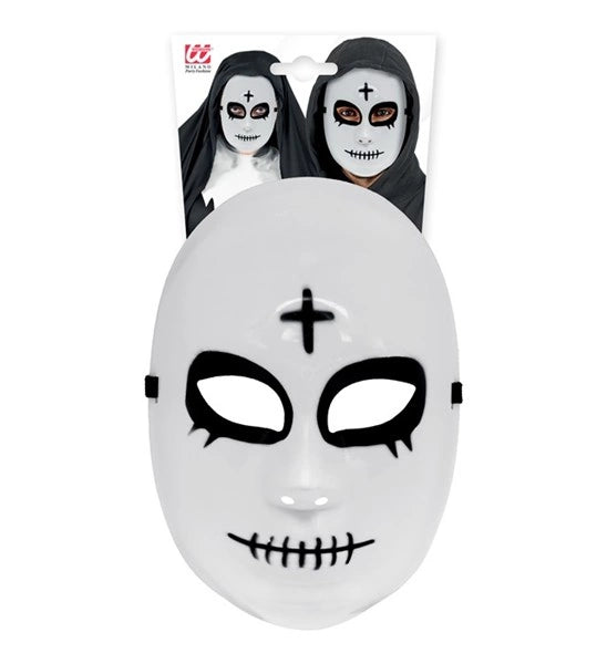 Maschera satanica bianca