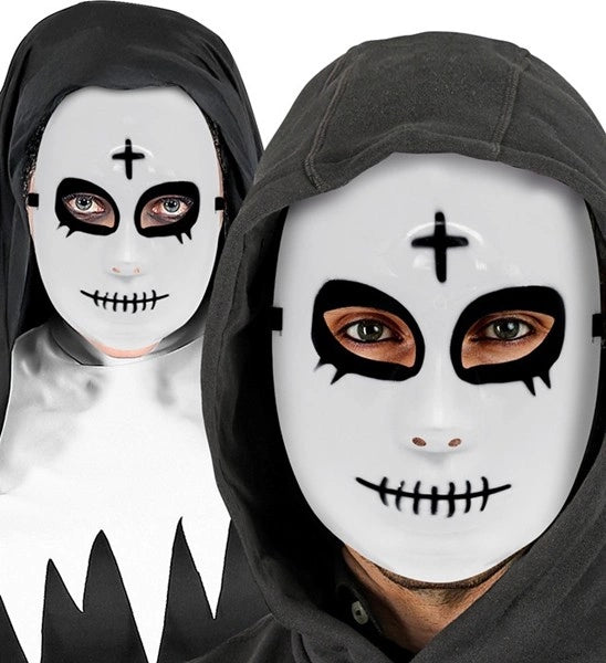 Maschera satanica bianca