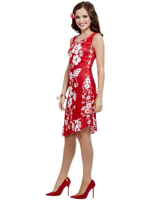 Vestito Hawaii Rosso M