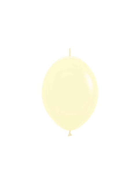 Palloncini gialli pastello 15cm 50pz