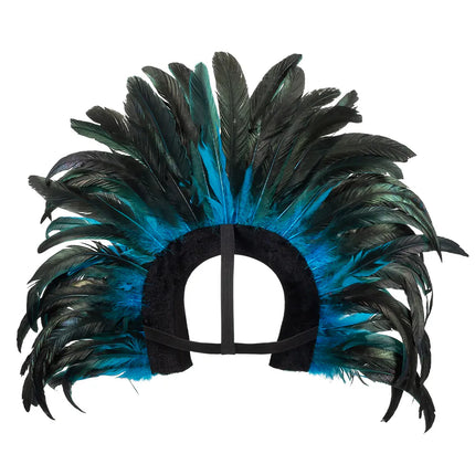 Copricapo Samba turchese