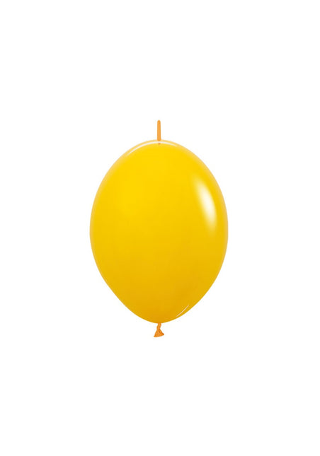 Palloncini gialli per ghirlanda di palloncini 15cm 50pz