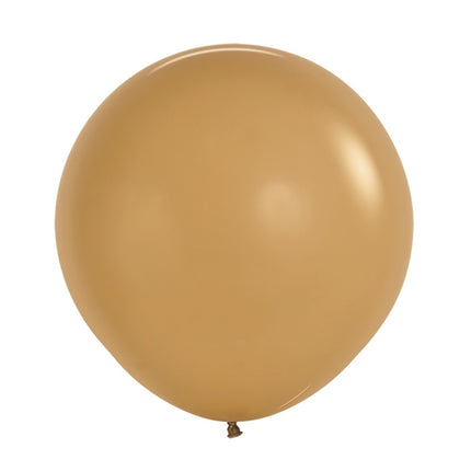 Palloncini marroni Latte 61cm 3pz