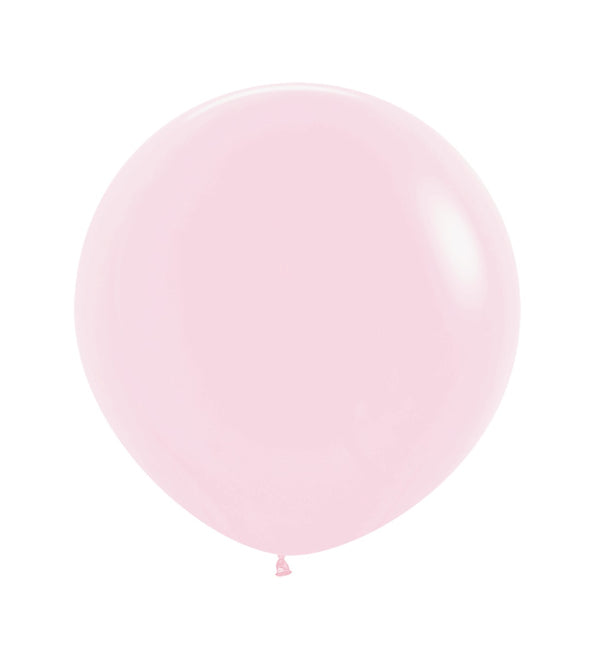 Palloncini rosa chiaro pastello 61 cm 3 pezzi