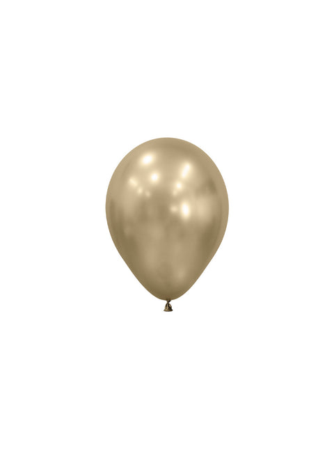 Palloncini dorati 12cm 50pz