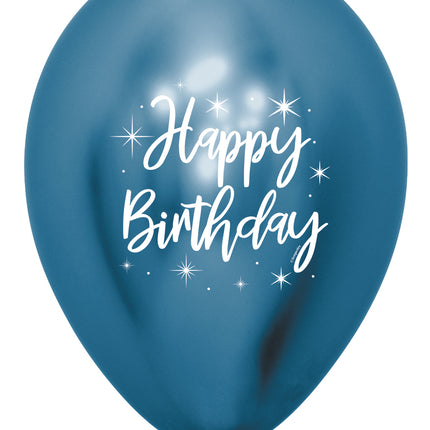Palloncini Happy Birthday Colorati 30cm 25pz