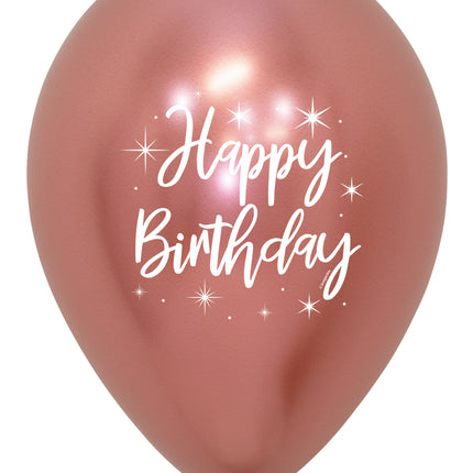 Palloncini Happy Birthday Colorati 30cm 25pz