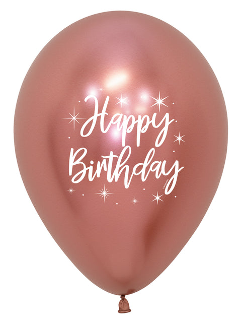 Palloncini Happy Birthday Colorati 30cm 25pz