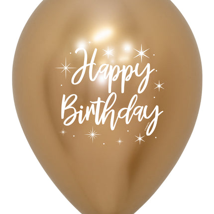 Palloncini Happy Birthday Colorati 30cm 25pz