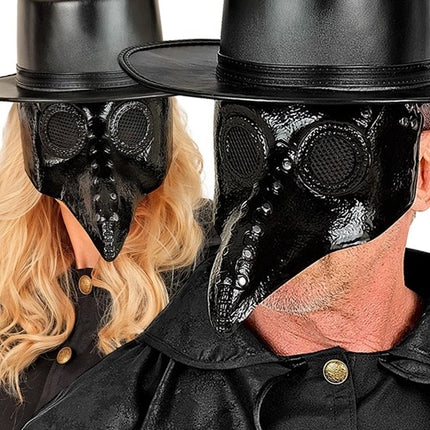 MASCHERA DEL MEDICO DELLA PESTE - PLASTICA RIGIDA
