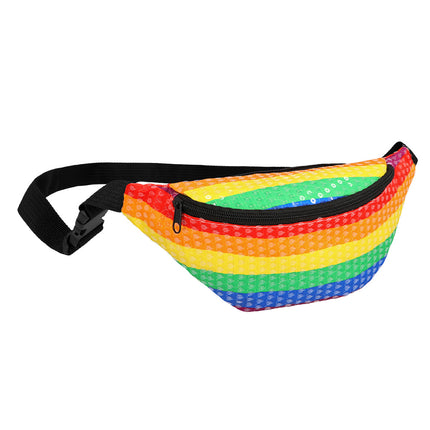 Borsa a tracolla Paillettes arcobaleno