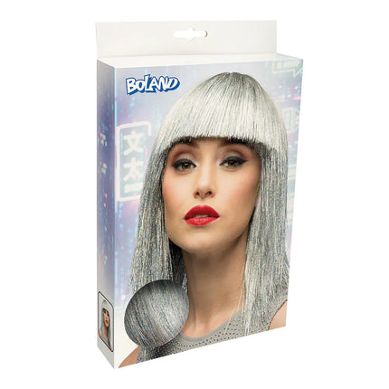 Parrucca Crazy argento
