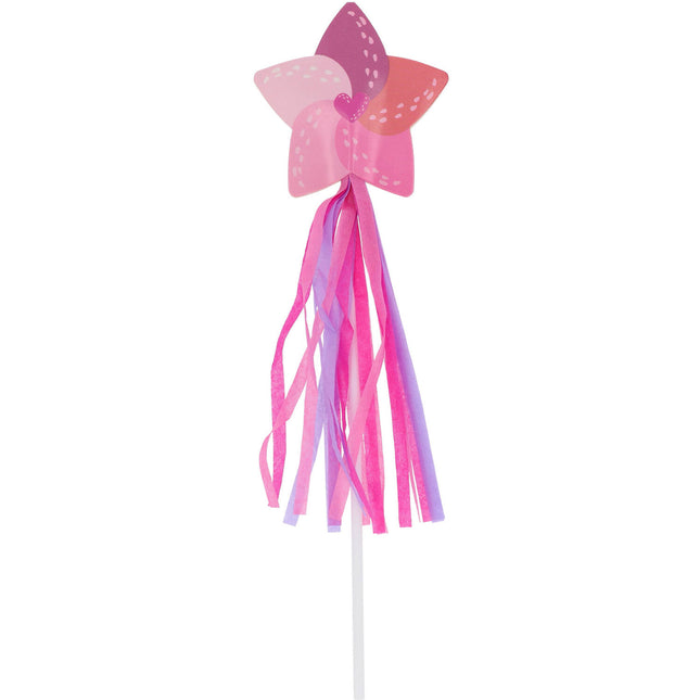 Bacchetta magica rosa 26 cm 6 pezzi