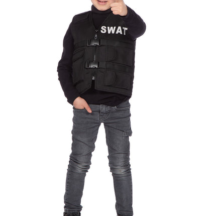 Gilet SWAT ragazzi Nero (V)