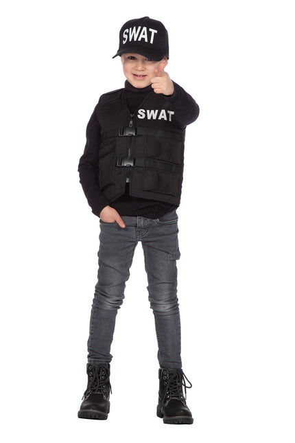 Gilet SWAT ragazzi Nero (V)