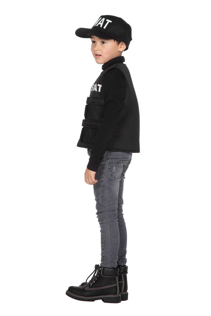 Gilet SWAT ragazzi Nero (V)
