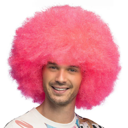 Parrucca Sugar rosa neon UV