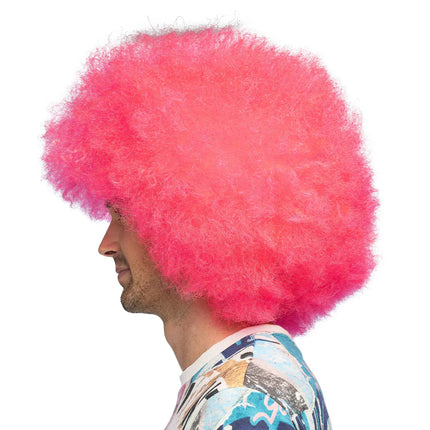 Parrucca Sugar rosa neon UV