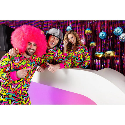 Parrucca Sugar rosa neon UV