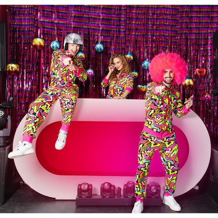 Parrucca Sugar rosa neon UV