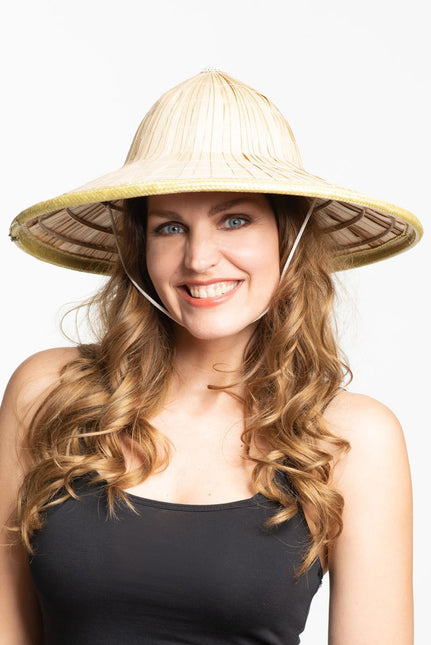 Cappello cinese di vimini