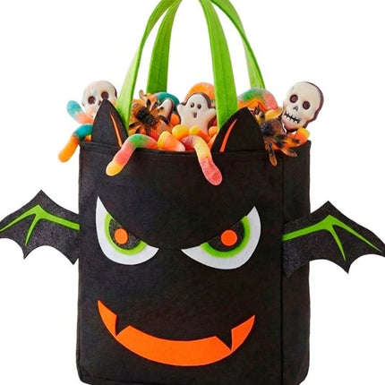BORSA "TRICK OR TREAT" A FORMA DI PIPISTRELLO