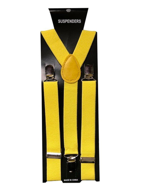 Bretelle gialle - Larghezza 2,5 cm