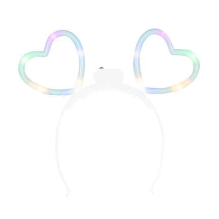 Diadema a LED "Glowing hearts"