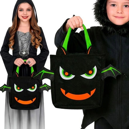 BORSA "TRICK OR TREAT" A FORMA DI PIPISTRELLO