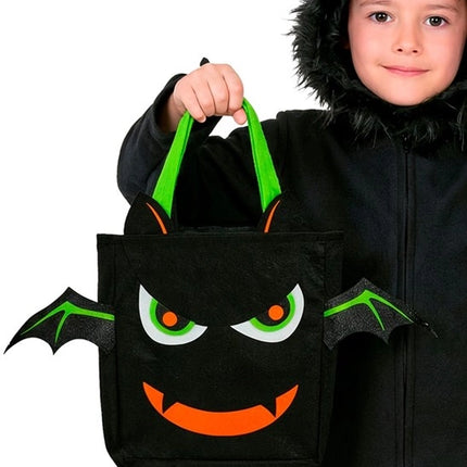 BORSA "TRICK OR TREAT" A FORMA DI PIPISTRELLO