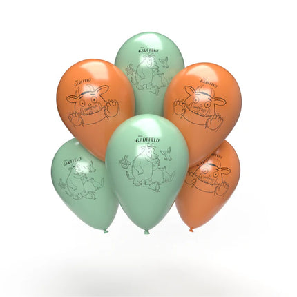 Palloncini Gruffalo blu e arancioni 25 cm, 10 pezzi