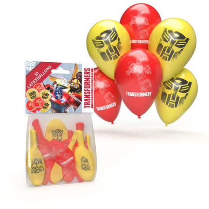 Palloncini Transformers 25 cm, 10 pezzi