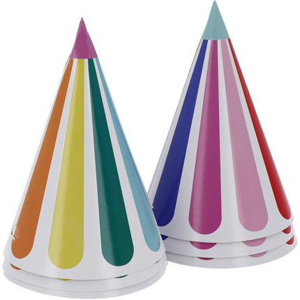 Cappelli da festa colorati da 16 cm 6 pezzi