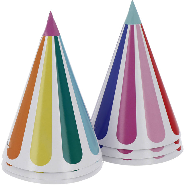 Cappelli da festa colorati da 16 cm 6 pezzi