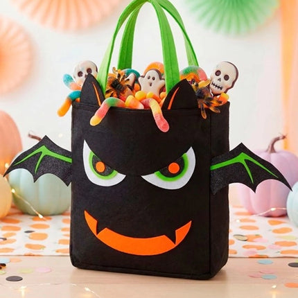 BORSA "TRICK OR TREAT" A FORMA DI PIPISTRELLO
