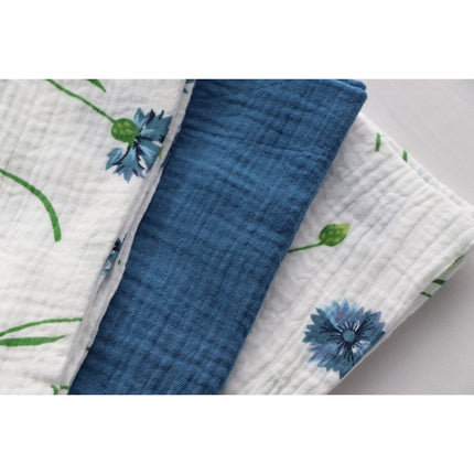 Tovaglioli di cotone blu scuro 40 cm 4 pezzi