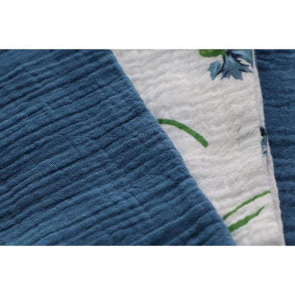 Tovaglioli di cotone blu scuro 40 cm 4 pezzi