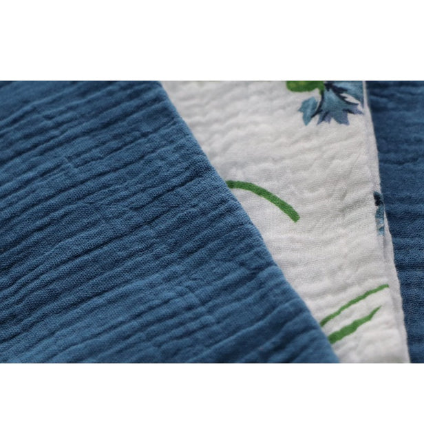Tovaglioli di cotone blu scuro 40 cm 4 pezzi