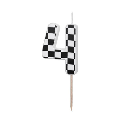 4 Jaar Kaars Race 5,5cm - Partywinkel - 5904555030961