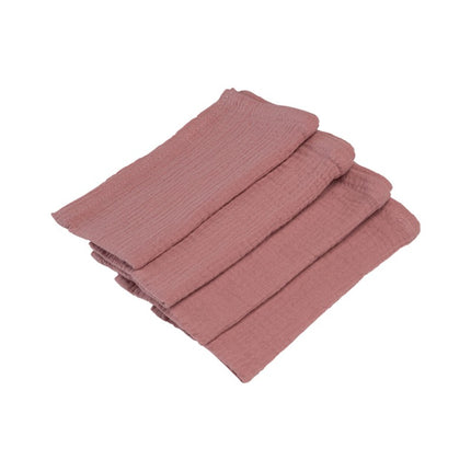 Tovaglioli di cotone rosa 40 cm 4 pezzi