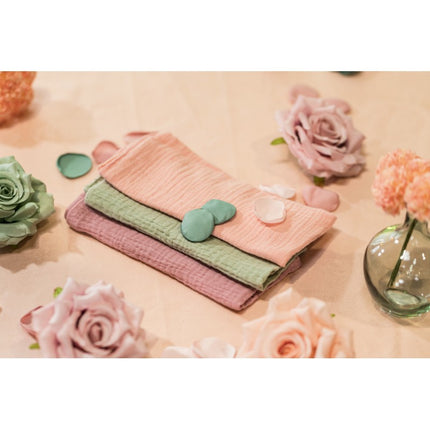 Tovaglioli di cotone rosa 40 cm 4 pezzi