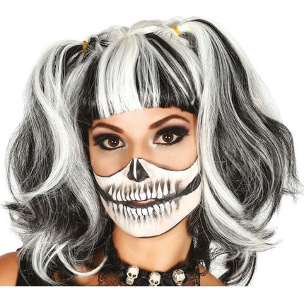 Parrucca di Halloween con coda di cavallo