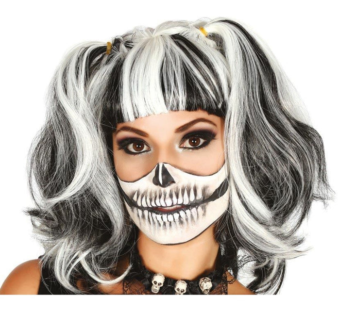 Parrucca di Halloween con coda di cavallo