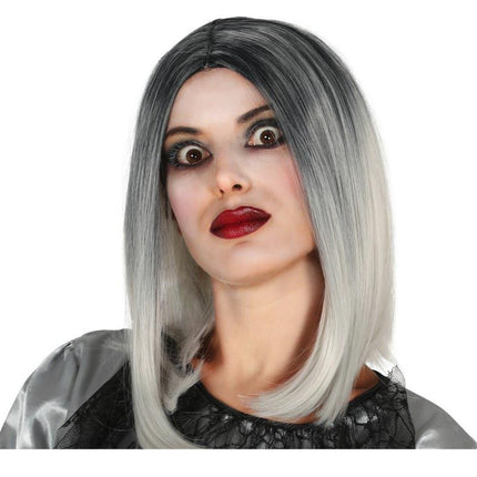Parrucca Halloween Grigio Biondo
