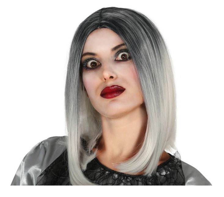 Parrucca Halloween Grigio Biondo