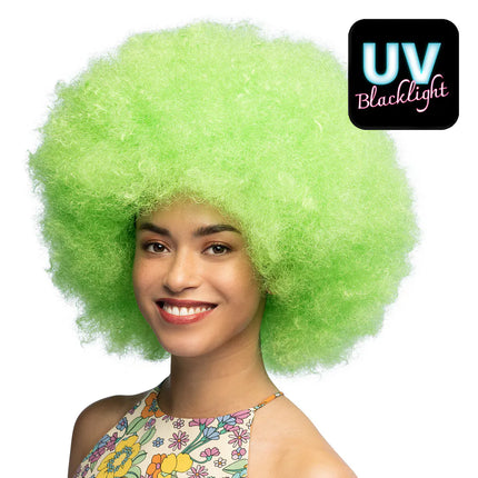 Parrucca Sugar verde neon UV