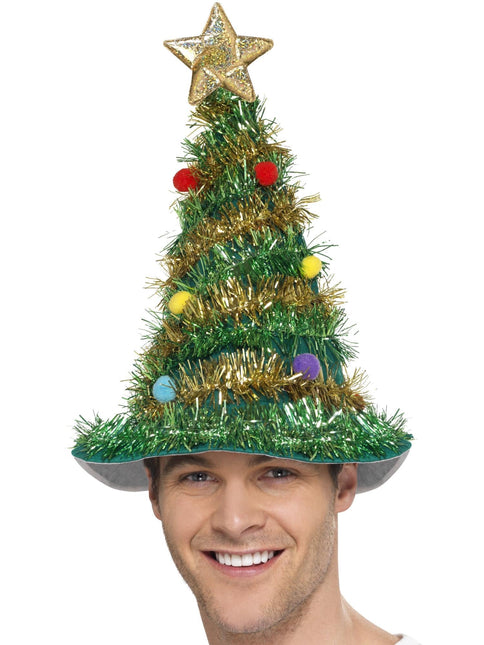 Cappello di Babbo Natale Albero di Natale Stella