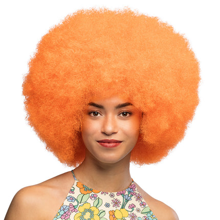 Parrucca Sugar arancione neon UV
